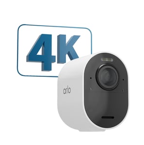 Arlo Ultra 2 IP-Überwachungskamera für den Außenbereich, 3840 x 2160 px, Wand
