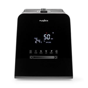 Nedis HUMI150BKW Air Humidifier, 5.5 L Steam, Black, 30 W