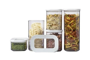 Rosti Mepal 106994030600 kitchen container Set of universal containers Polyethylene (PE), Poly(styrene-co-acrylonitrile)