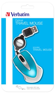 Verbatim Go Mini-mus Kontor Tvåhandsanvändning USB Typ A Optisk 1000 DPI