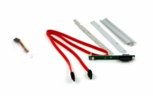 Supermicro MCP-220-81502-0N Montagesatz, schwarzer Kunststoff, SECC