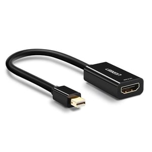 Ugreen 40360 Kabeladapter 0,25 m Mini DisplayPort – HDMI, schwarz