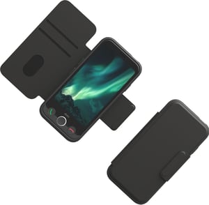 Doro 380276 Cell Phone Case, 11.4 cm (4.5"), with Flap, Graphite