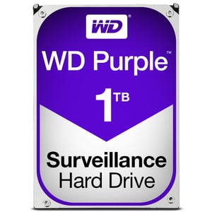 Western Digital Purple Festplatte 1 TB, 5400 U/min, 64 MB, 3,5", SATA III