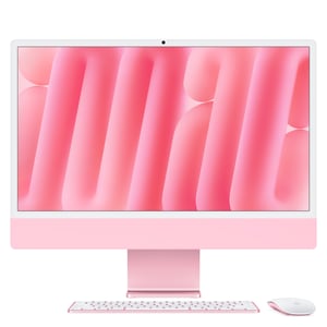 Apple iMac Apple M M4 59.7 cm (23.5") 4480 x 2520 px All-in-One PC 16 GB 512 GB SSD macOS Sequoia Wi-Fi 6E (802.11ax) Pink
