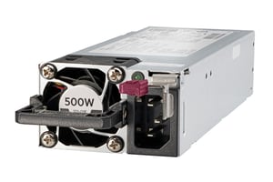HPE 500W Flex Slot Platinum Hot Plug Low Halogen Power Supply Kit, Power Supply Module, Gray