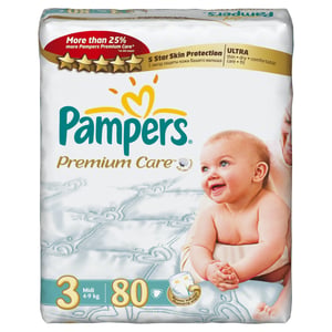 Pampers Premium Care 3, 80 st.
