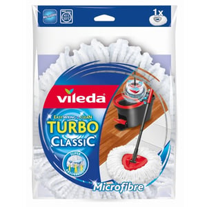 Vileda EasyWring & Clean Turbo Classic Mop Head, White