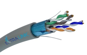 Extralink CAT5E FTP (F/UTP) Twisted-Pair Network Cable, Indoor, 305M