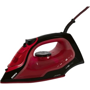 Clatronic DB 3752 Strykjärn utan vatten Keramisk strykplatta 2200 W Röd, Svart