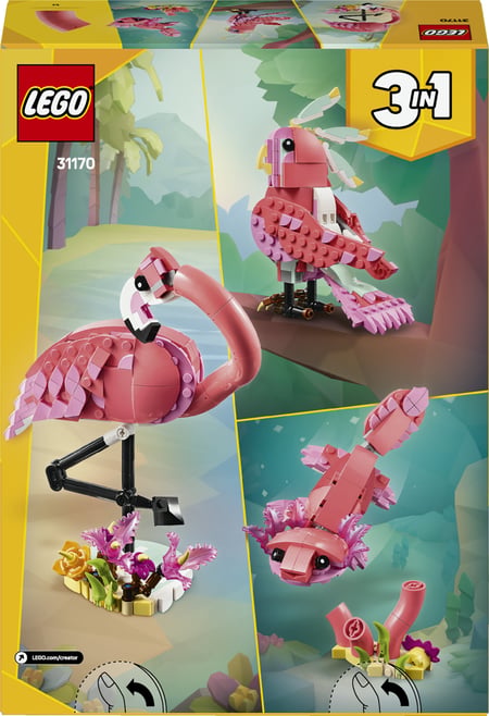 LEGO Creator Dzikie zwierzęta: różowy flaming