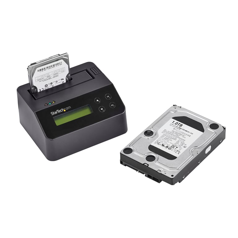 StarTech SDOCK1EU3P2 duplikator Duplikator HDD/SSD Czarny 1 kopii