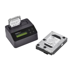 StarTech SDOCK1EU3P2 duplikator Duplikator HDD/SSD Czarny 1 kopii
