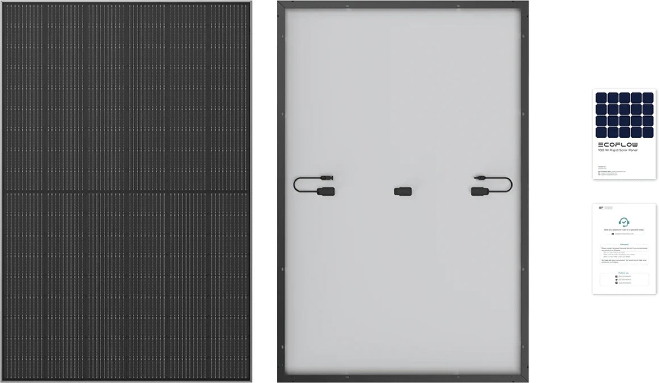 EcoFlow 400W Rigid Solar Panel (2 pieces) panel słoneczny Monokryształowy silikon