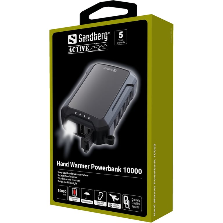 Sandberg 420-65 bank mocy Litowo-polimerowy (LiPo) 10000 mAh Czarny