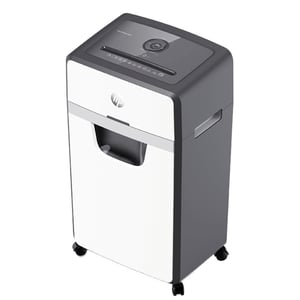 HP OneShred 24CC Shredder, Cross-cut, 65 dB, 22 cm, White, Black