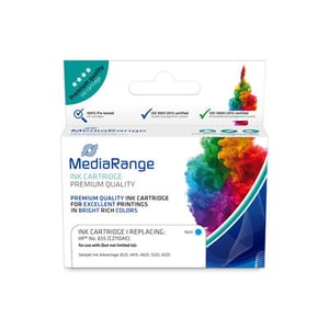 MediaRange MRHP655C nabój z tuszem 1 szt. Zamiennik Cyjan