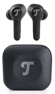 Teufel AIRY TWS PRO Wireless In-Ear Headset for Calls and Music via Bluetooth, Black