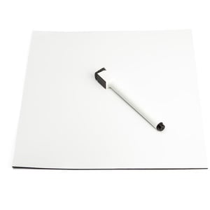 StarTech STMAGMAT Magnetic Whiteboard and Accessories Black, White