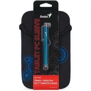 Genius Computer Technology GS-701P 17.8 cm (7") Closure Case Black, Blue
