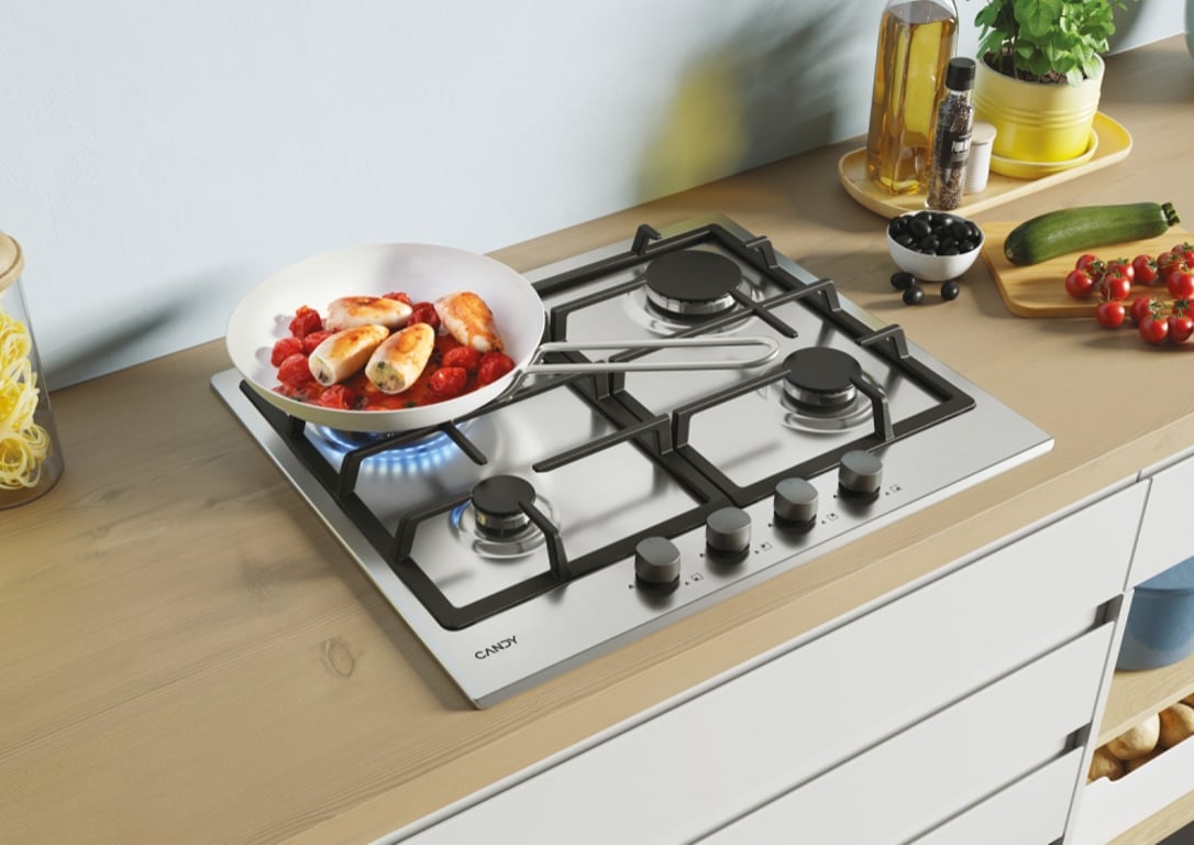фото Варильна поверхня газова Candy CHG6BR4WX