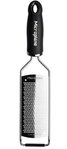 Microplane 45004 Flat Grater, Black, Stainless Steel