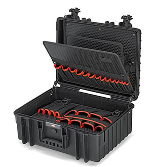 Knipex 00 21 36 LE Tool Case, Black Polypropylene (PP)