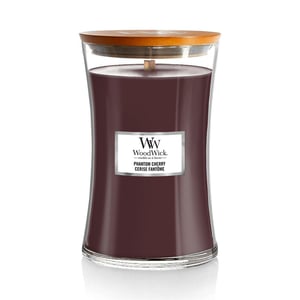 WoodWick Phantom Cherry świeca Cylidner Bursztyn, Wanilia, Drewno kaszmirowe, Wiśnia (owoc) Bordowy 1 szt.