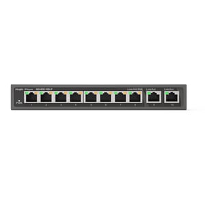 Ruijie Networks RG-ES110D-P przełącznik sieciowy Nie zarządzany Fast Ethernet (10/100) Obsługa PoE Czarny