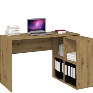 Topeshop PLUS 2X2 ARTISAN biurko komputerowe Kolor dębu