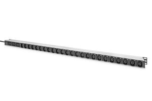 Digitus Basic IT PDU, 1-phasig 16 A, 24 x C13, 3 x C19, 3 m Netzkabel, Stecker nach IEC 60309 16 A