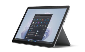 Microsoft Surface Go 4 Intel® N 64 GB 26,7 cm (10.5") 8 GB Wi-Fi 6 (802.11ax) Windows 11 Pro Platyna