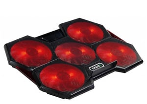 Evolveo Ania 14 podkładka chłodząca do laptop 43,9 cm (17.3") 1400 RPM Czarny