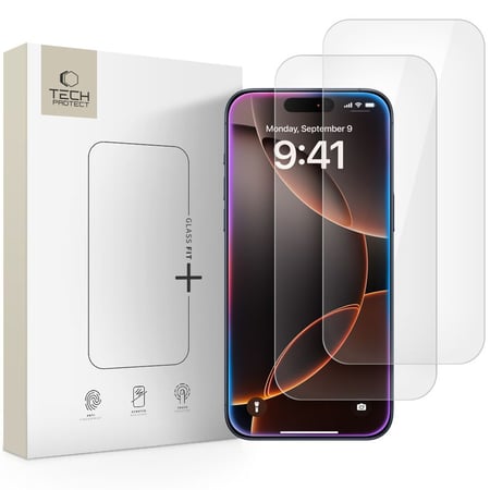 Tech-Protect 5906302319251 ochraniacz na ekran / tył telefonu Przezroczysta ochrona ekranu Apple 2 szt.