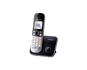 Panasonic KX-TG6811FXB Telefon DECT-Telefon Name und Identifizierung des Anrufers Schwarz