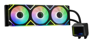 XPG LEVANTE II 360 Processor All-in-one vätskekylare 12 cm Svart