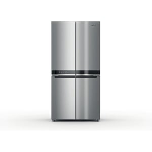 Whirlpool WQ9 U2L Kühl-Gefrierkombination mit beidseitiger Türöffnung, freistehend, 594 l, Edelstahl