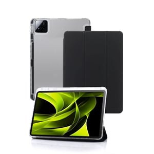 Mobile Origin MO-TRA-XP7SPRO etui na tablet 31,8 cm (12.5") Etui z klapką Czarny, Przezroczysty