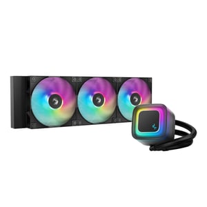 DeepCool LE360 V2 All-in-one-vätskekylare för processor, 12 cm, svart, 1 st.