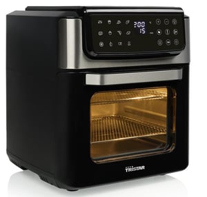 Tristar Hot Air Oven Indicator Light Timer Function 12 L Single Standalone 1800 W Hot Air Fryer Black, Stainless Steel