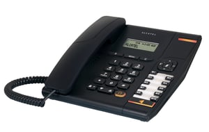 Alcatel Temporis 580 Analog-/DECT-Telefon Name und Identifizierung des Anrufers Schwarz