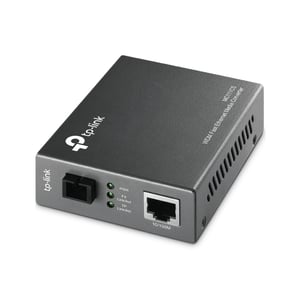 TP-Link MC111CS Netzwerkkonverter 100 Mbit/s, Einzelgerät, schwarz