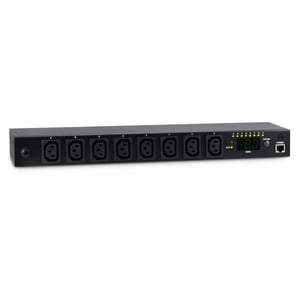 Inter-Tech SW-1681 rozdzielacz zasilania PDU 8 x gniazdo sieciowe Czarny