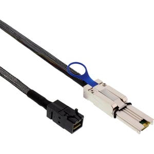 InLine 27636B kabel SAS 1 m Czarny