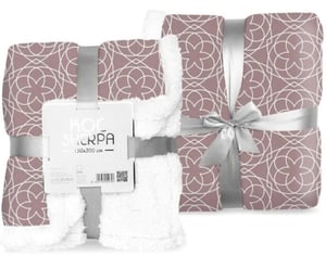 Faro Sherpa 4 koc 150 x 200 cm Rosa, Weiß