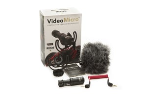 RØDE VideoMicro Czarny Mikrofon do aparatu cyfrowego