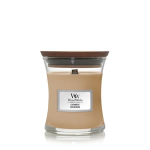 WoodWick Cashmere świeca Cylidner Jeżyna, Drzewo cedrowe, Owocowy, Imbir, Orris, Gruszka, Różowy pieprz, Pigwa, Drzewo sandałowe, Tonkowiec wonny Brązowy 1 szt.