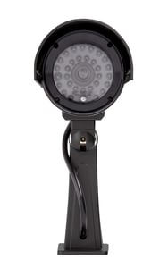 iGET HGDOA5666 Security Camera Dummy, Black, Tubular