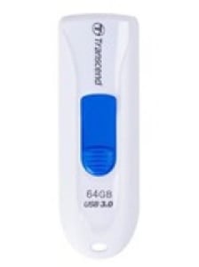 Transcend JetFlash 790 64 GB USB-minne, USB Typ A 3.2 Gen 1 (3.1 Gen 1), vit