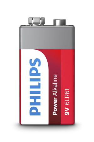 Philips Power Alkaline-Akku 6LR61P1B/10